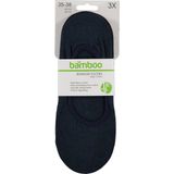 Apollo - Bamboe Sneaker Footies - Navy Blauw - 3-Pak - Bamboe Sokken