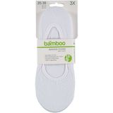 Apollo - Bamboe Sneaker Footies - Wit - 3-Pak