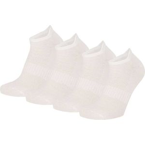 Apollo - Bamboe Sneakersokken - Wit - 4-Pak - Kindersokken