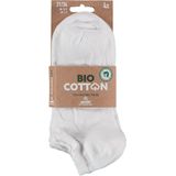 Apollo - Sneakersokken - Wit - Biologisch Katoen - 1 X 4 Paar