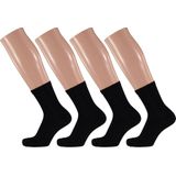 Apollo - Kindersokken Basic - Navy Blauw - 4 Pak