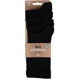 Apollo - Kindersokken Basic - Navy Blauw - 4 Pak