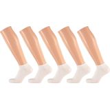 Apollo - Dames Sneakersokken - Wit - 5-Pak - 75% Katoen - 22% Polyester