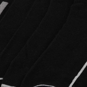 Apollo - Sneakersokken Heren - Zwart - 5-Pak - Katoen