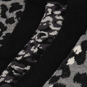 Apollo - Sneakersokken Dames - Grijs - 5 Paar - Katoen