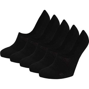 Apollo - Sport Footies - Zwart - 5-Pak