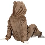 Apollo - Bamboe Kinder Onesie - Bruin - Jongens en Meisjes