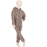 Apollo - Kinder Onesie - Leopard - Roze - Fleece