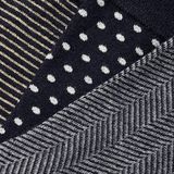 Bamboo by Apollo - Dames Sokken - Multi Marine - 6-Pak - Bamboe Mix