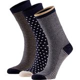 Bamboo by Apollo - Dames Sokken - Multi Marine - 6-Pak - Bamboe Mix