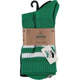 Apollo - Sportsokken - Multi Groen - 3-Pak - Kindersokken