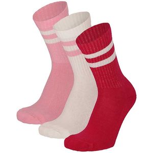 Apollo - Sportsokken - Multi Roze - 3-Pak - 75% Katoen