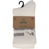 Apollo - Sportsokken - Multi Wit - 3-Pak - Unisex