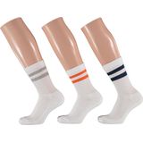 Apollo - Sportsokken - Multi Wit - 3-Pak - Unisex