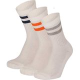 Apollo - Sportsokken - Multi Wit - 3-Pak - Unisex