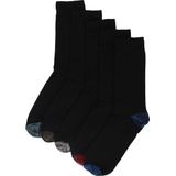 Sokken - Multi Zwart - Katoen - 10-Pak