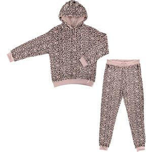 By Louise Dames Korte Pyjama Set Shortama Soft Roze - Maat S