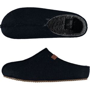 Apollo - Pantoffels heren - Denim - Stevige zool - Maat 45/46 - Sloffen - Sloffen heren - Pantoffels heren maat 45