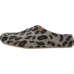 Apollo - Pantoffels dames - Vilt - Multi Grijs - Stevige zool