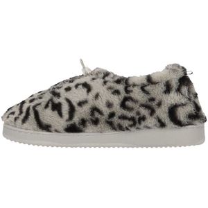 Apollo - Sloffen Dames - Grijs - Mules - Dierenprint - 100% Polyester