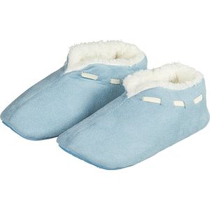 Apollo Spaanse Dames Sloffen | Licht Blue | Maat 41/42 EU | Comfortabele Pentoffels Dames voor Winters | Anti-Slip Pantoffels Dames Voor Binnen Buiten