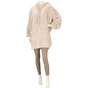 Apollo - Oversized Hoodie Dames - Beige - Effen - Hoodie dames - Hoodie deken