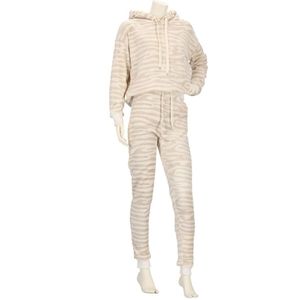 Apollo - Huispak - Zebra Print - Beige - 100% Polyester