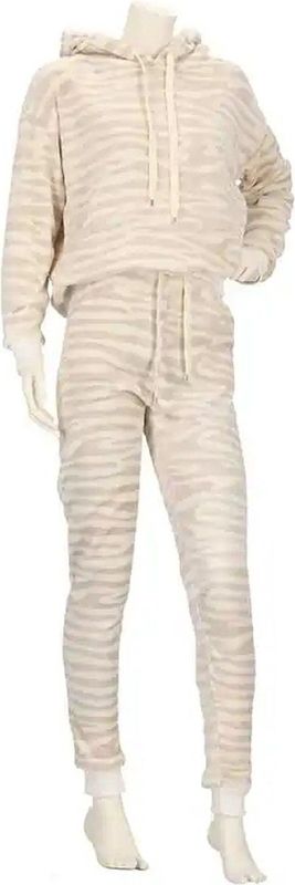 Apollo - Huispak - Zebra Print - Beige - 100% Polyester