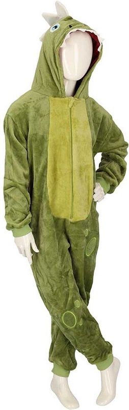 Onesie - Legergroen - Camouflage - Huispak met Ritssluiting en Capuchon