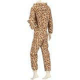 Apollo - Dames Onesie - Panterprint - Bruin - Dieren Onesie