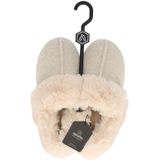 Apollo Instap Dames Sloffen | Off-White | Maat 39/40 EU | Comfortabele Dames Pantoffels Voor Winters | Anti-Slip Pantoffels Dames Voor Binnen Buiten