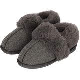 Apollo - Instap Pantoffels - Offwhite - Taupe - Grijs - 100% Polyester