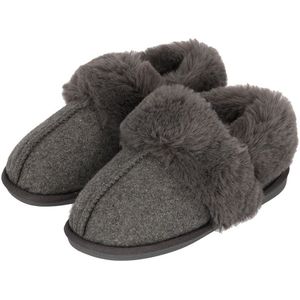 Apollo - Instap Pantoffels - Offwhite - Taupe - Grijs - 100% Polyester