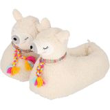 Apollo - Alpaca Instap Pantoffels - Beige - 100% Polyester - 1 x Paar