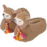 Apollo - Pantoffels - Bruin - Alpaca - 1 x Paar