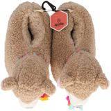 Apollo - Pantoffels - Bruin - Alpaca - 1 x Paar