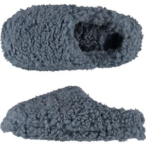 Apollo - Pantoffels kinderen - Teddy - Blauw - Maat 33/34 - Pantoffels meisjes - Pantoffels jongens