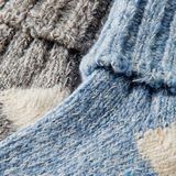 Apollo - Baby Huissokken - Blauw/Grijs - 2-Pak - Warme Slofsokken