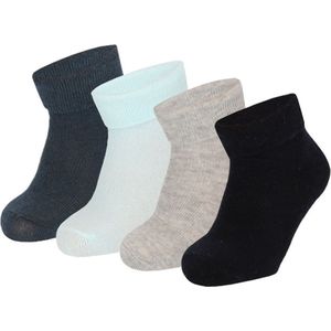 Apollo - Baby Sokken - Multi Blauw - Katoen - 4 Paar