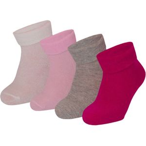 Apollo - Baby Sokken Katoen - Multi Grijs - 0/6M - Baby sokjes - Baby sokken