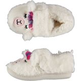 Apollo - Meisjes Pantoffels - Unicorn - Beige - 25/26 - Pantoffels kinderen - Sloffen kinderen