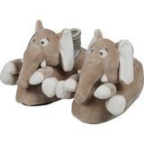 Apollo - Dierensloffen - Olifant - Beige - Maat 25/26 - Kindersloffen - pantoffels kinderen