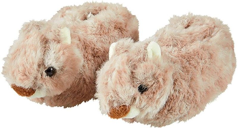 Apollo - Baby Sloffen - Hamster - Bruin - Maat 16/17 - Pantoffels baby - kraamcadeau jongen - kraamcadeau meisje