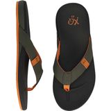 XQ - Slippers Heren - Zwart/Wit - Badslippers - Sportieve Slippers