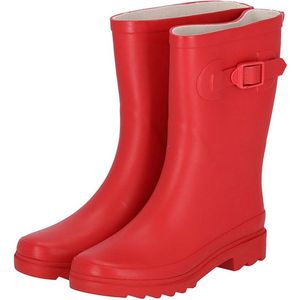 XQ - Regenlaarzen dames - Rubber - Rood - Dames Regenlaarzen - Laarzen dames