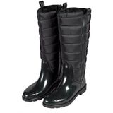 XQ - Regenlaarzen Dames - Fashion - PVC - Zwart - Hoge regenlaarzen