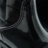 XQ - Regenlaarzen Dames - Fashion - PVC - Zwart - Hoge regenlaarzen