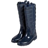 XQ - Regenlaarzen Dames - Fashion - PVC - Navy - Hoge regenlaarzen