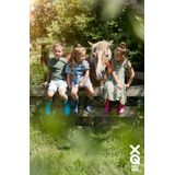 XQ - Regenlaarzen Kinderen - Fleece voering - Zwart - Regenlaarzen met voering - Unisex