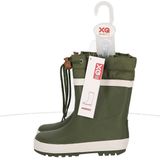 XQ - Regenlaarzen Kinderen - Fleece voering - Khaki - Regenlaarzen met voering - Unisex